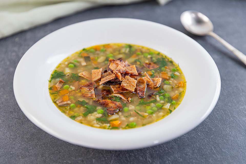 Bacon & Barley Broth with Gourmet Irish Mushrooms 475ml - Image 2
