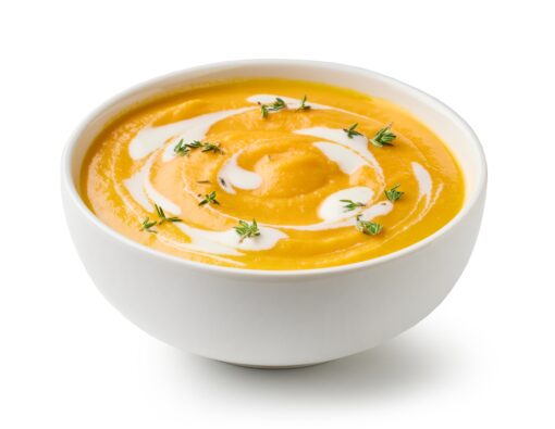 Roasted Root Vegetable Soup with Chicken Broth